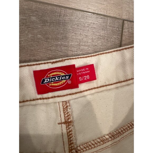 Dickies Juniors Natural Canvas High-Waisted Shorts New 9 / 29 - Picture 6 of 9